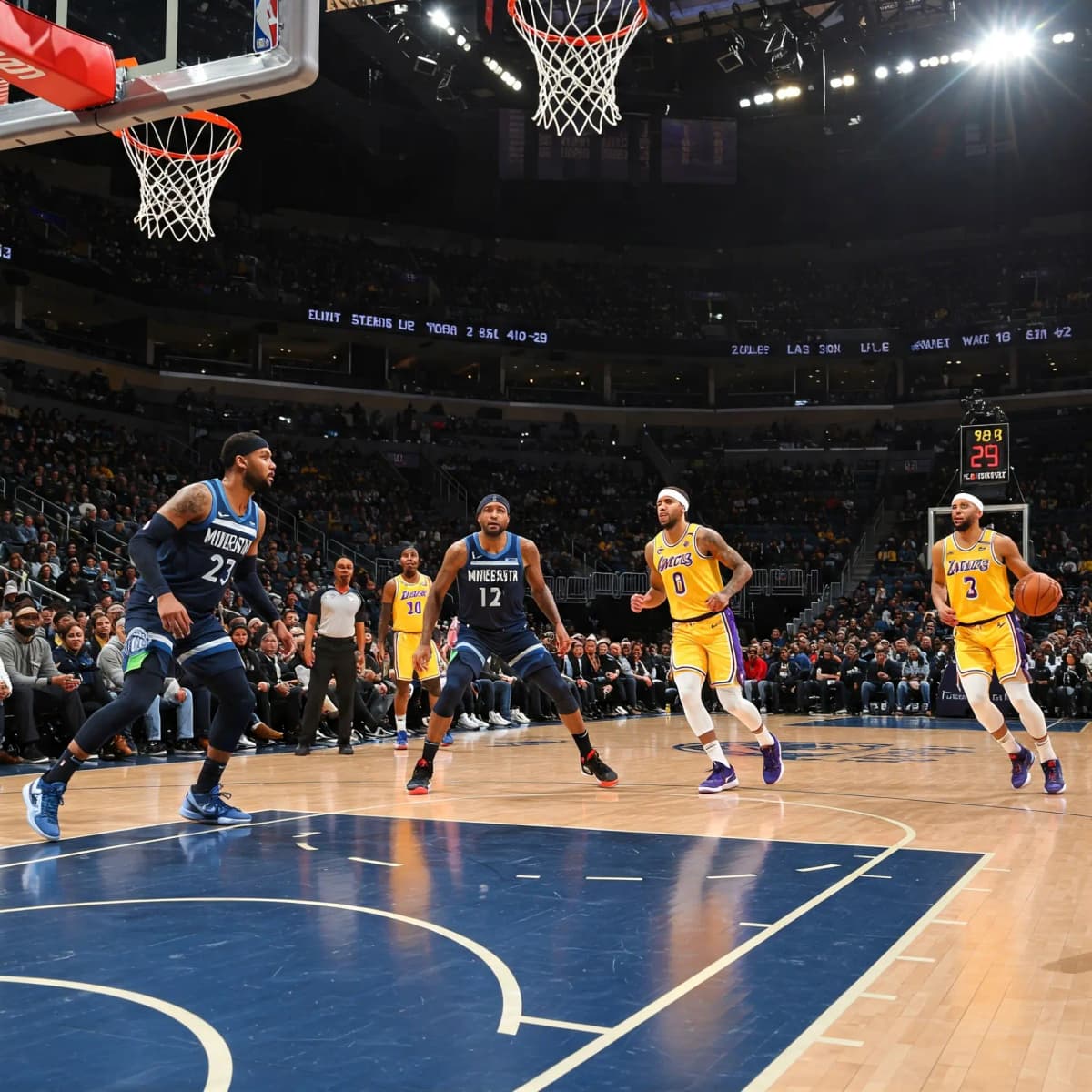 Lakers vs. Timberwolves game